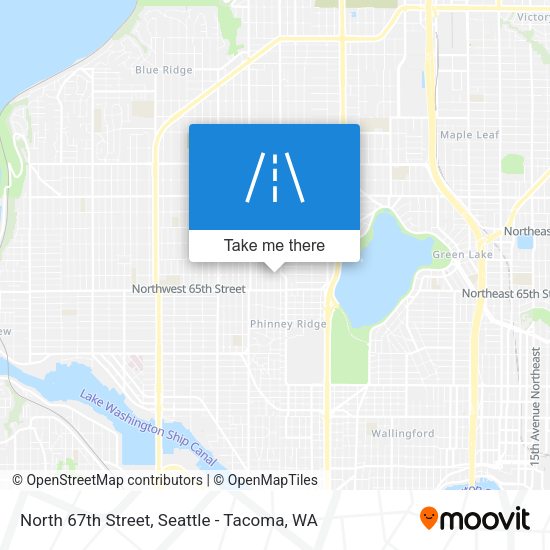 Mapa de North 67th Street
