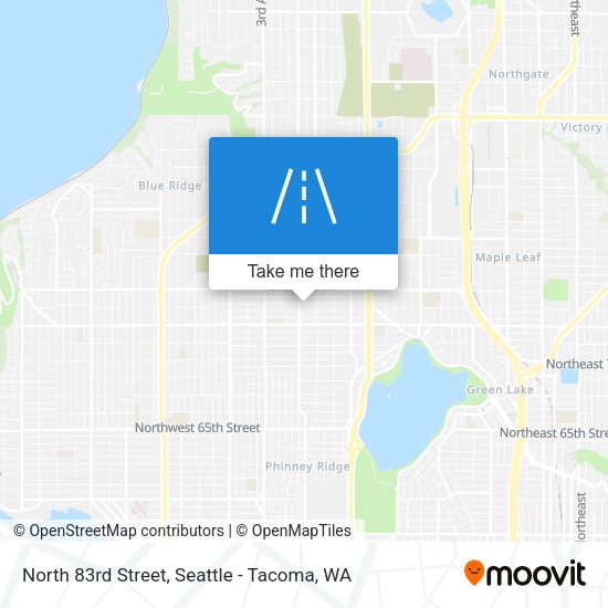 Mapa de North 83rd Street