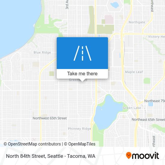 Mapa de North 84th Street