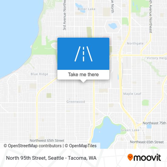 Mapa de North 95th Street