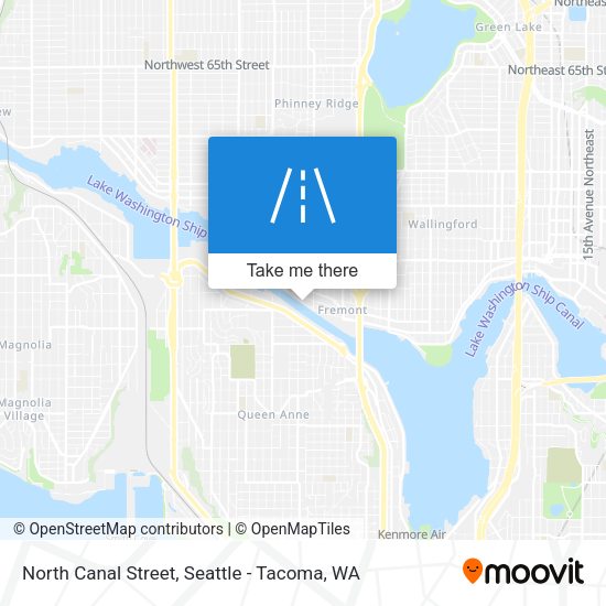 North Canal Street map