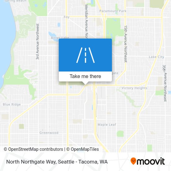 Mapa de North Northgate Way