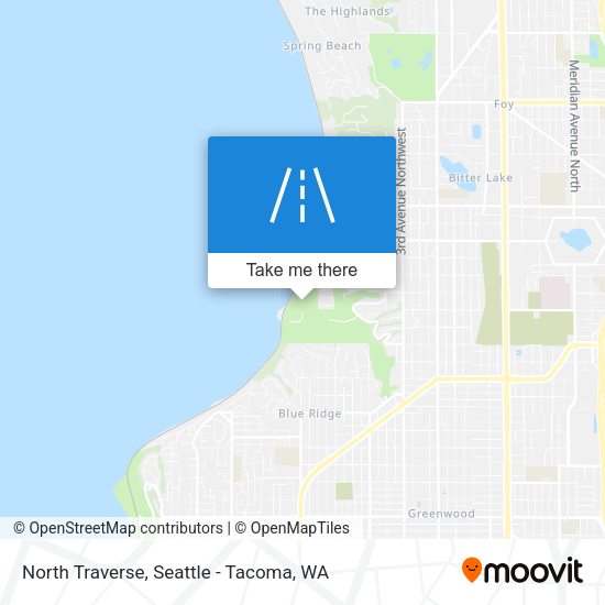 North Traverse map