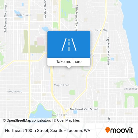 Mapa de Northeast 100th Street