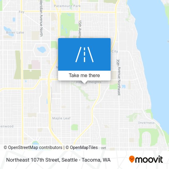 Mapa de Northeast 107th Street
