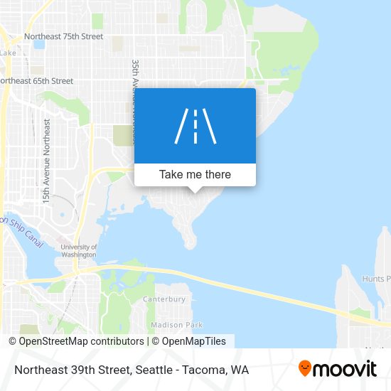 Mapa de Northeast 39th Street