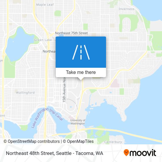 Northeast 48th Street map