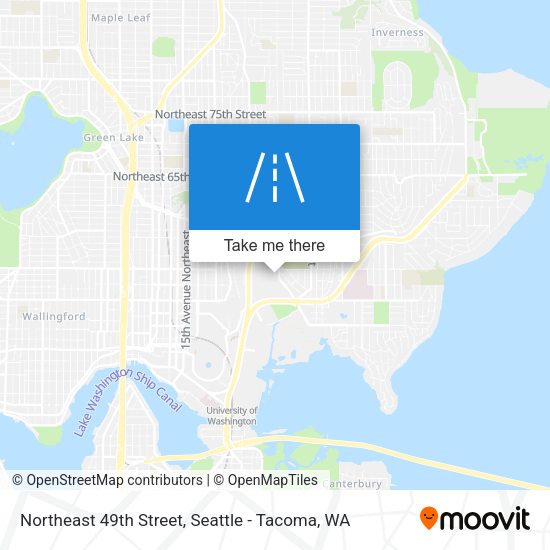 Northeast 49th Street map