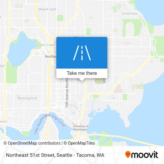 Northeast 51st Street map