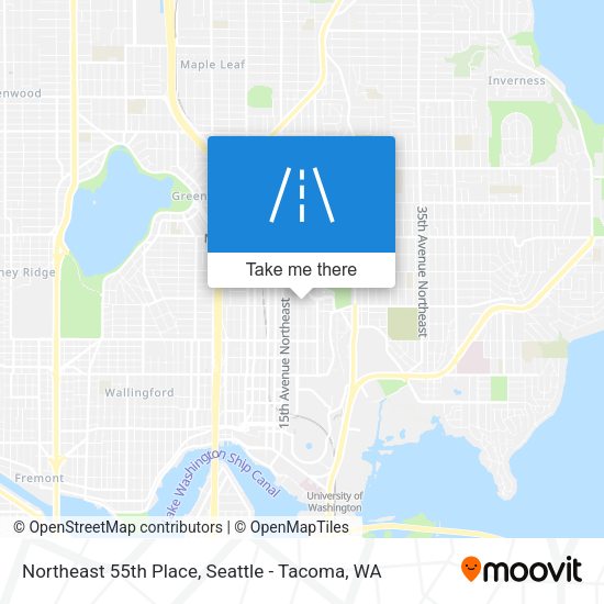 Mapa de Northeast 55th Place