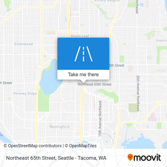 Mapa de Northeast 65th Street