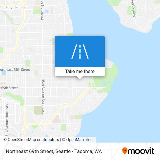 Northeast 69th Street map