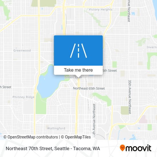 Mapa de Northeast 70th Street