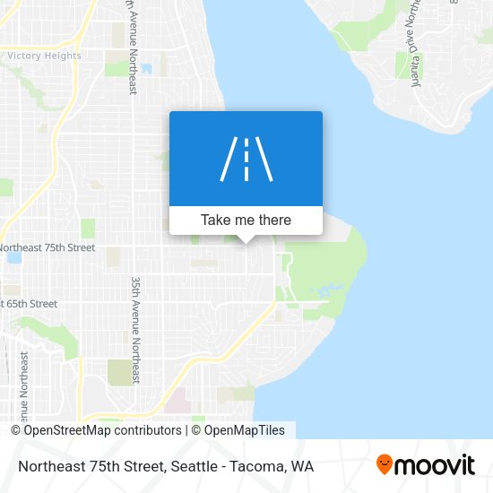 Northeast 75th Street map