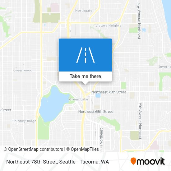 Northeast 78th Street map