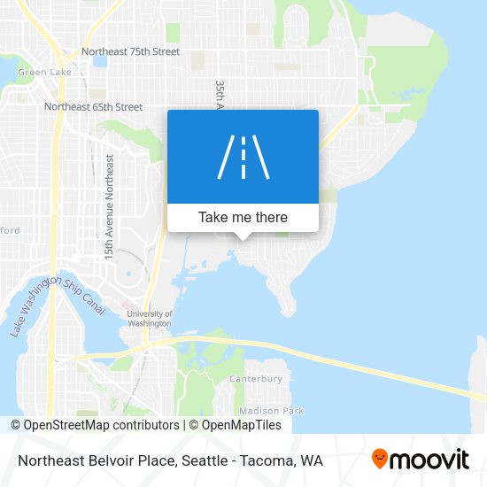 Mapa de Northeast Belvoir Place