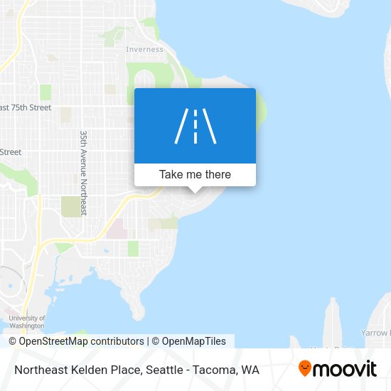 Northeast Kelden Place map