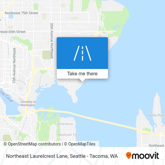 Northeast Laurelcrest Lane map