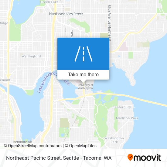 Northeast Pacific Street map