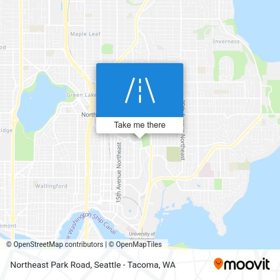 Northeast Park Road map