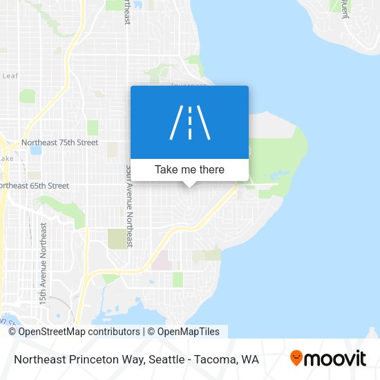 Northeast Princeton Way map