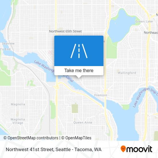 Northwest 41st Street map