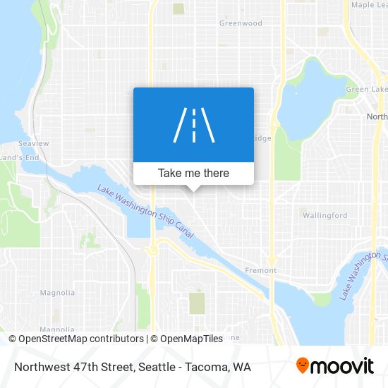 Northwest 47th Street map