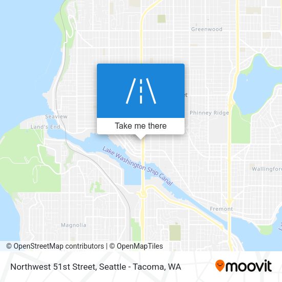 Mapa de Northwest 51st Street