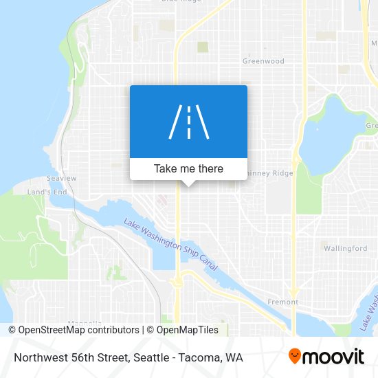 Northwest 56th Street map