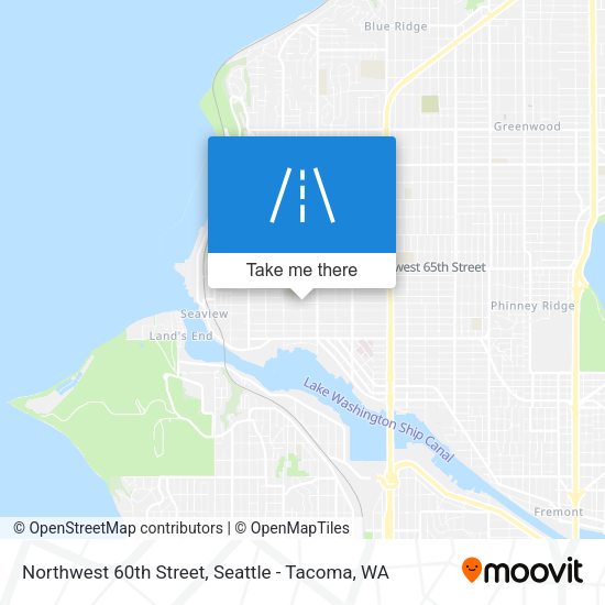 Mapa de Northwest 60th Street