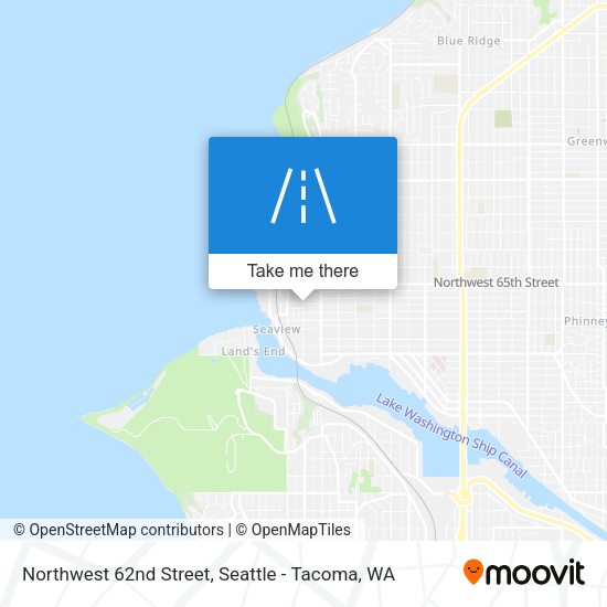 Mapa de Northwest 62nd Street
