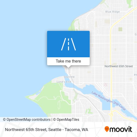 Mapa de Northwest 65th Street