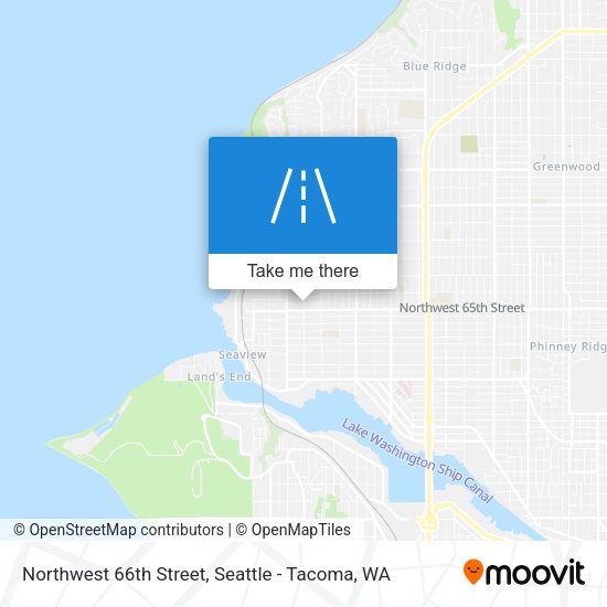 Mapa de Northwest 66th Street