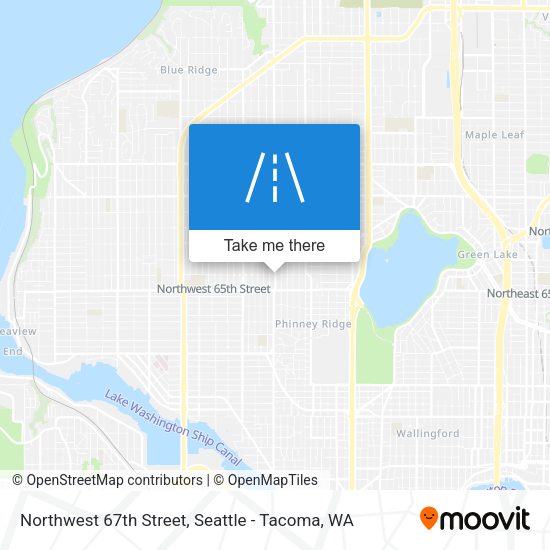 Northwest 67th Street map