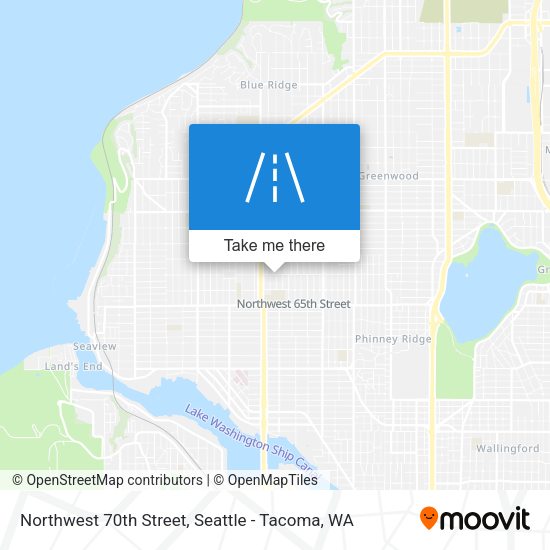 Mapa de Northwest 70th Street