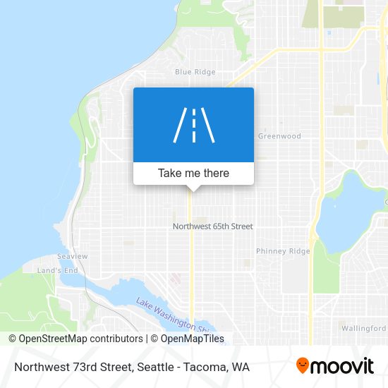 Mapa de Northwest 73rd Street