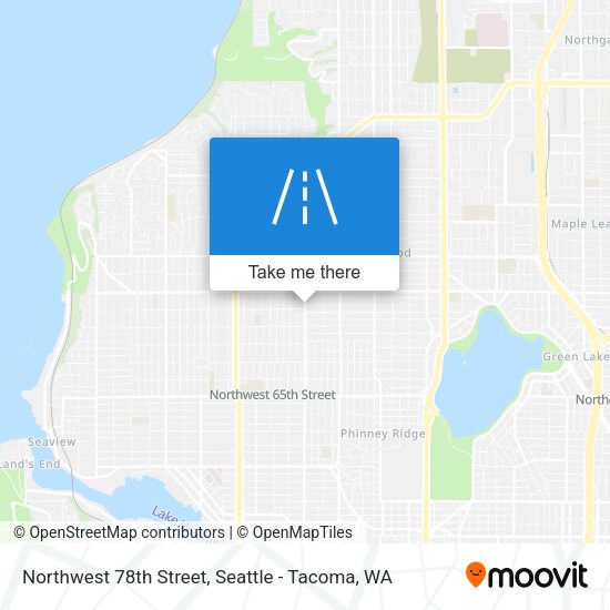 Northwest 78th Street map