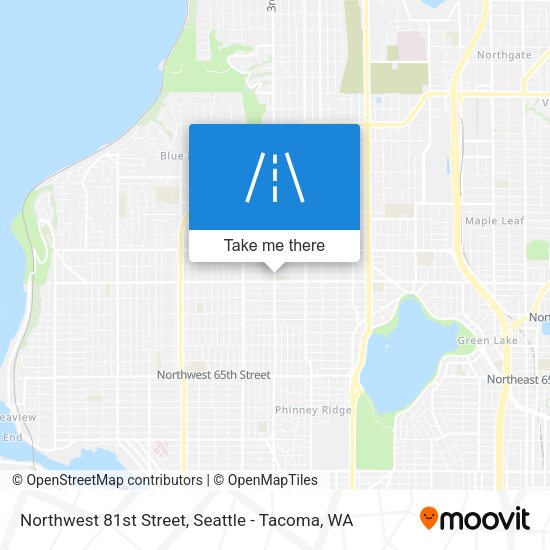 Northwest 81st Street map