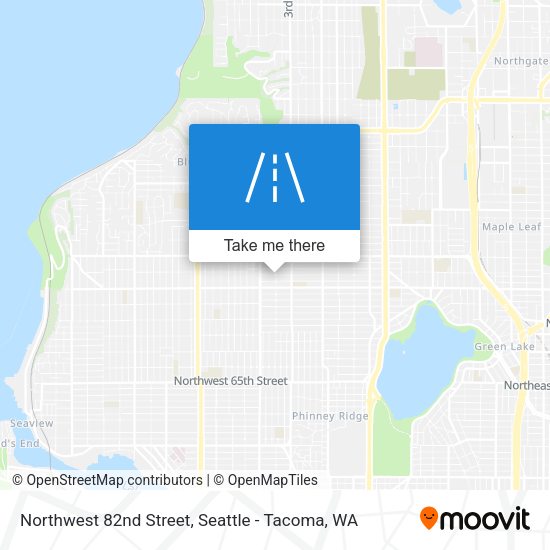 Northwest 82nd Street map