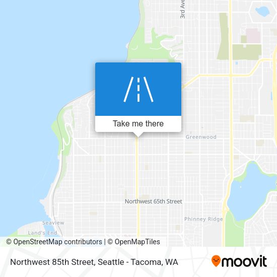 Mapa de Northwest 85th Street