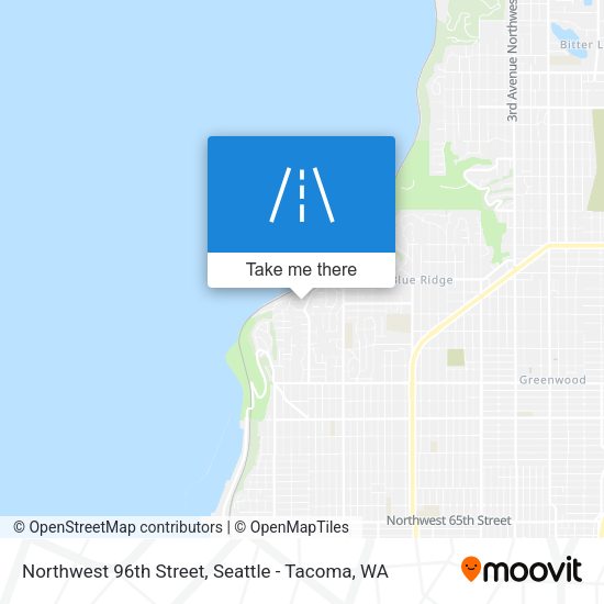 Northwest 96th Street map