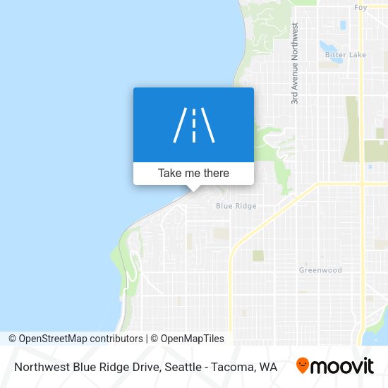 Mapa de Northwest Blue Ridge Drive