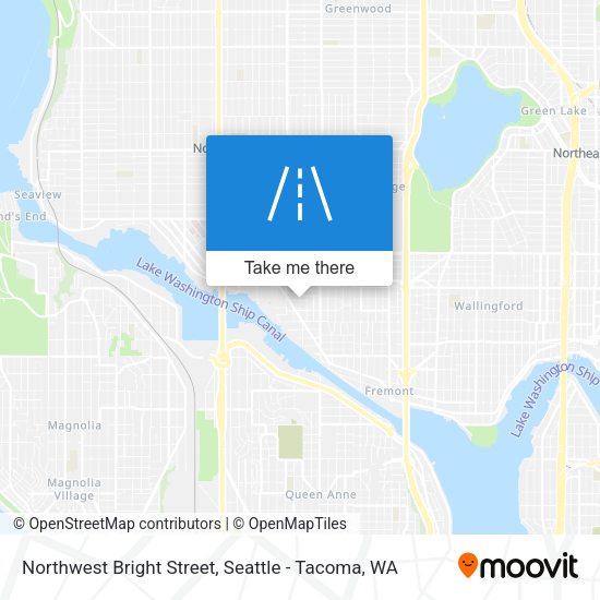 Northwest Bright Street map