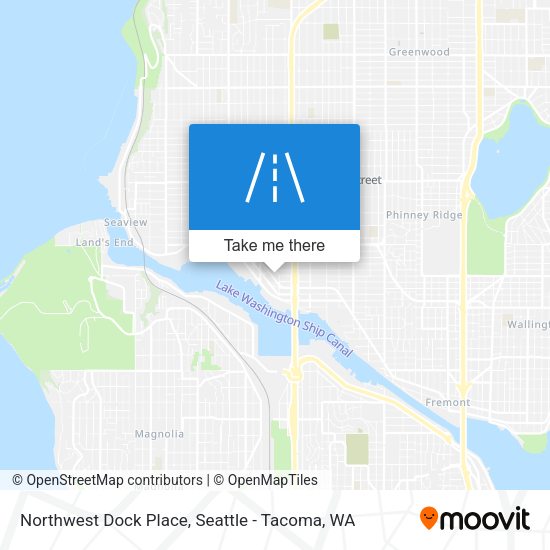 Northwest Dock Place map
