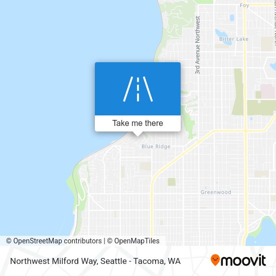 Mapa de Northwest Milford Way