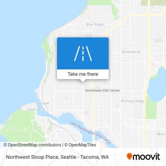 Northwest Sloop Place map