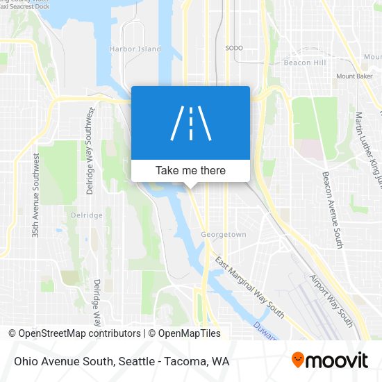 Ohio Avenue South map