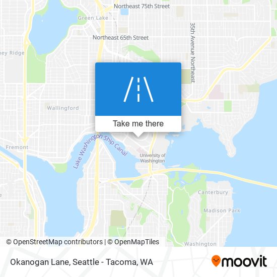 Okanogan Lane map