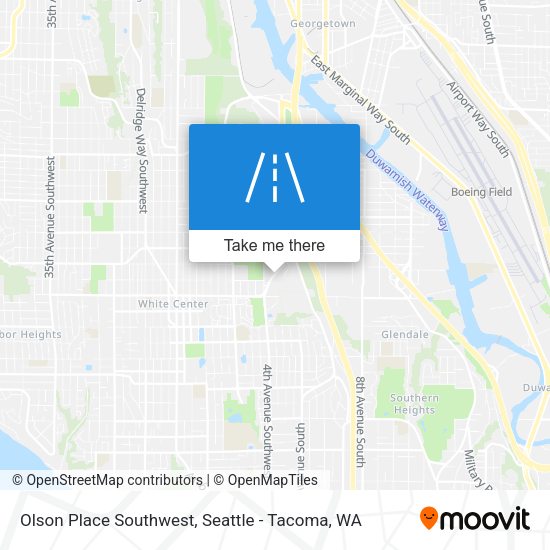 Mapa de Olson Place Southwest
