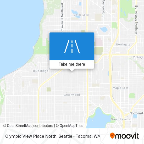 Mapa de Olympic View Place North